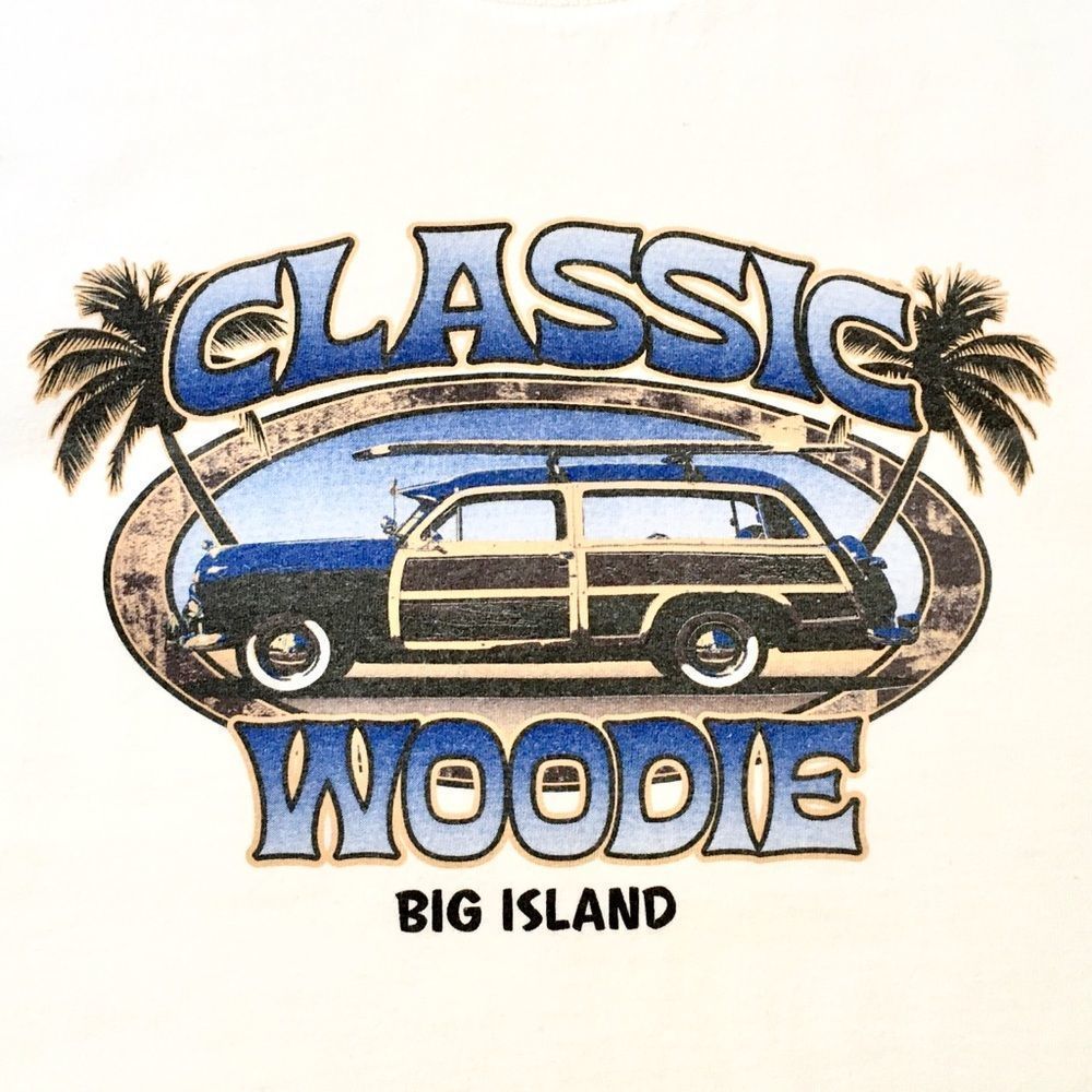 Classic Woodie Big Island Hawaii Guys Mens T-shirt